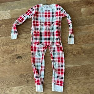 Old Navy plaid Christmas PJs. Worn once. Excellent condition. Size L.